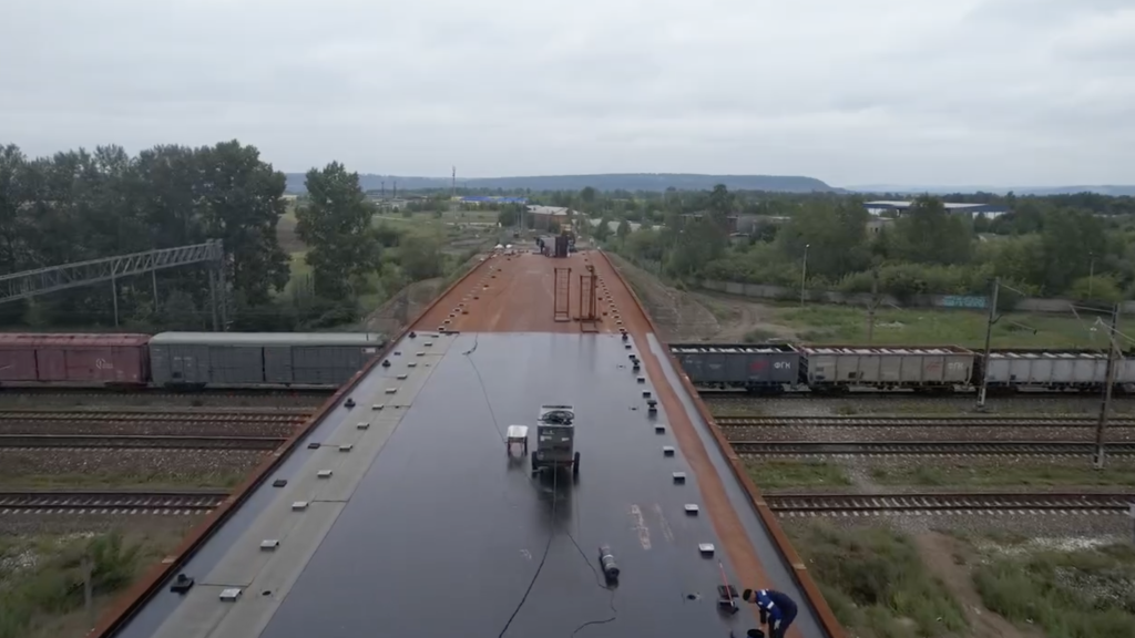 Завершающий этап реконструкции мегетского путепровода: движение откроют к 1 сентября