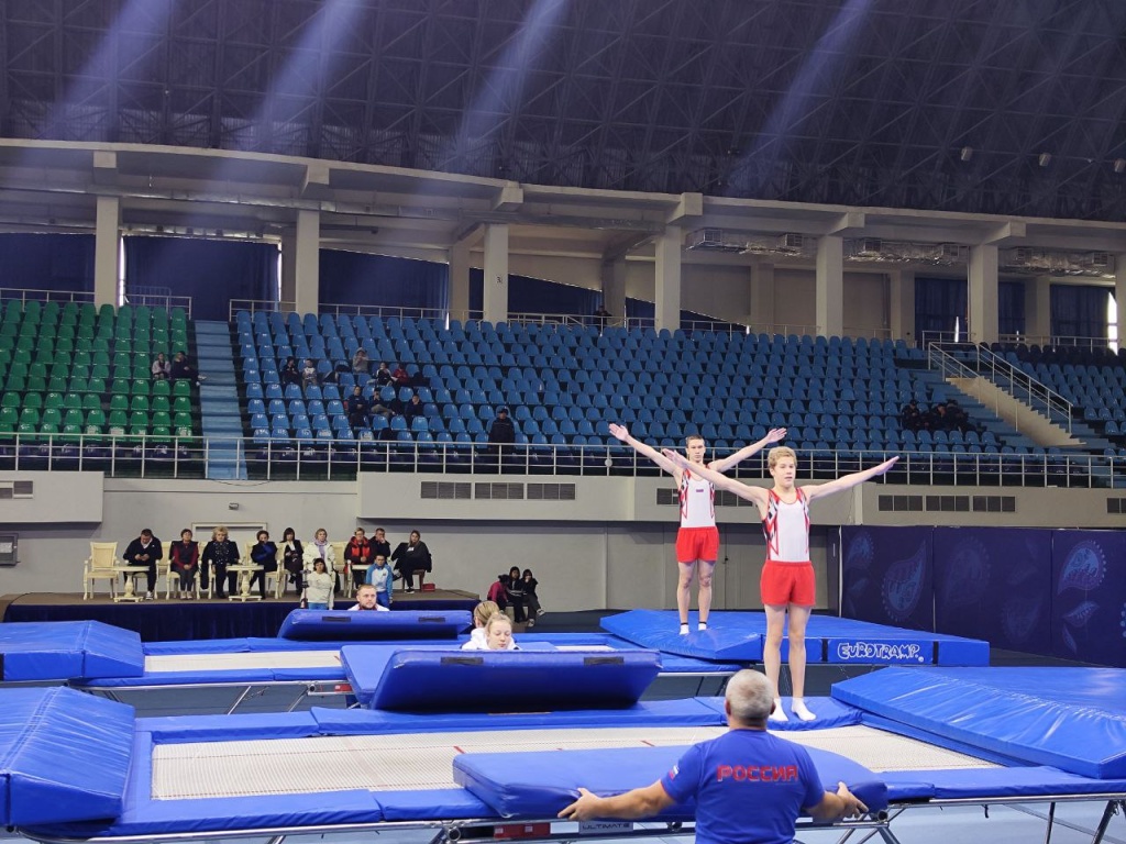 Российские батутисты завоевали весь комплект наград на международном турнире в Ташкенте 